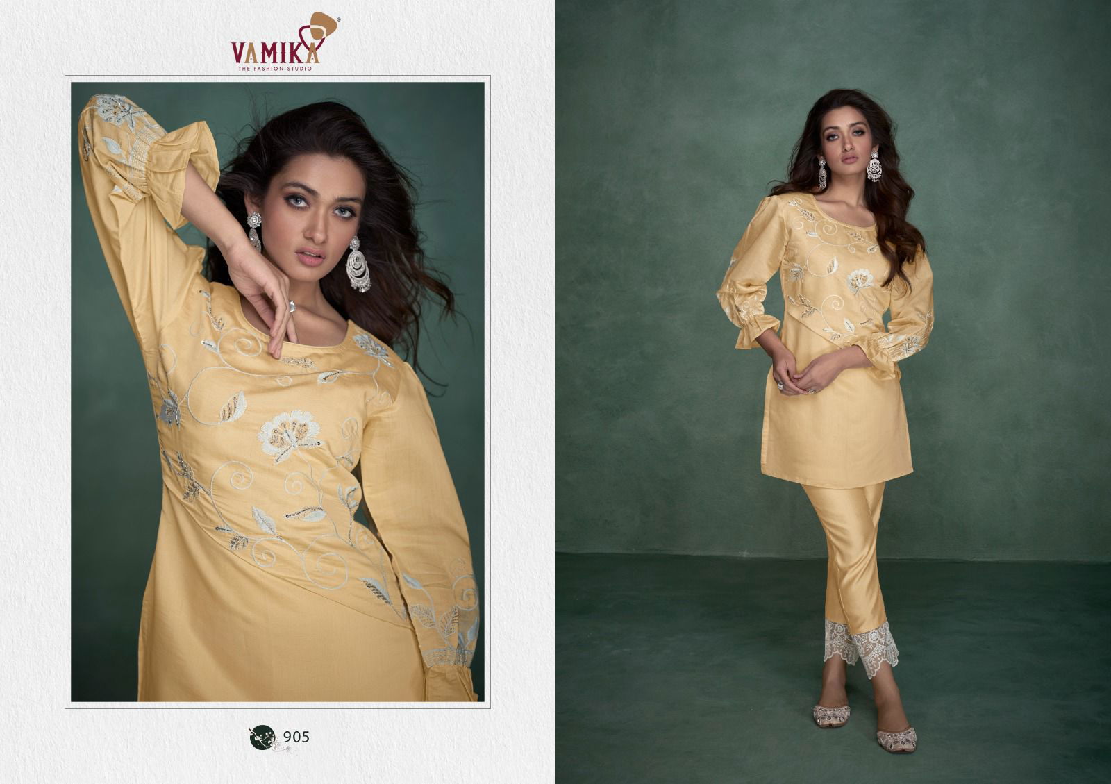 Aleena By Vamika 901 To 906 Exclusive Super Hit Cord Set Wholesalers In Delhi